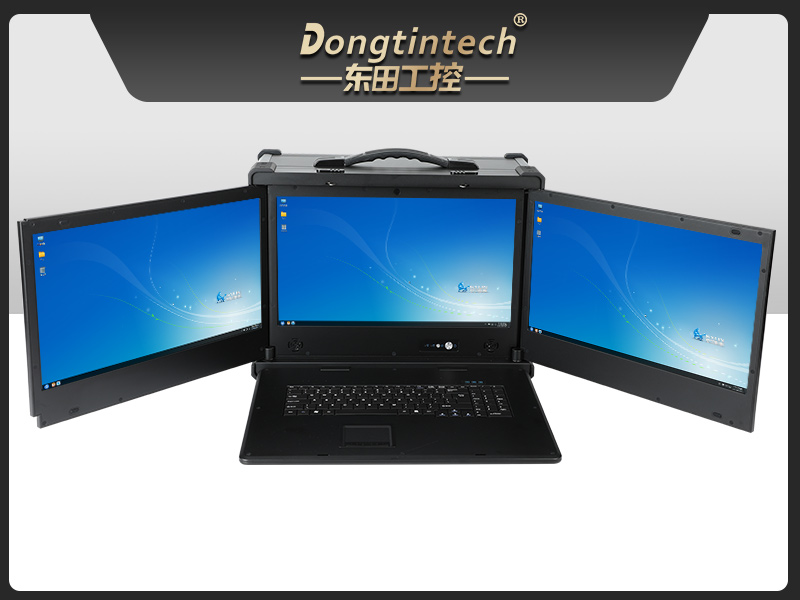 三屏加固便攜機(jī),17.3英寸工業(yè)計算機(jī),DT-S1437AD-Z67A