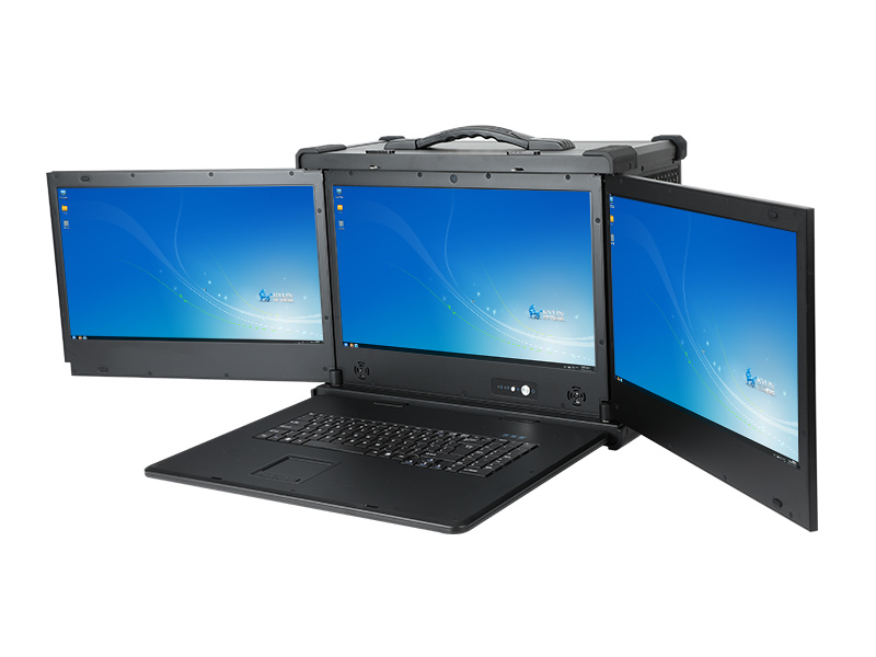 三屏加固便攜機(jī),17.3英寸工業(yè)計算機(jī),DT-S1437AD-Z67A