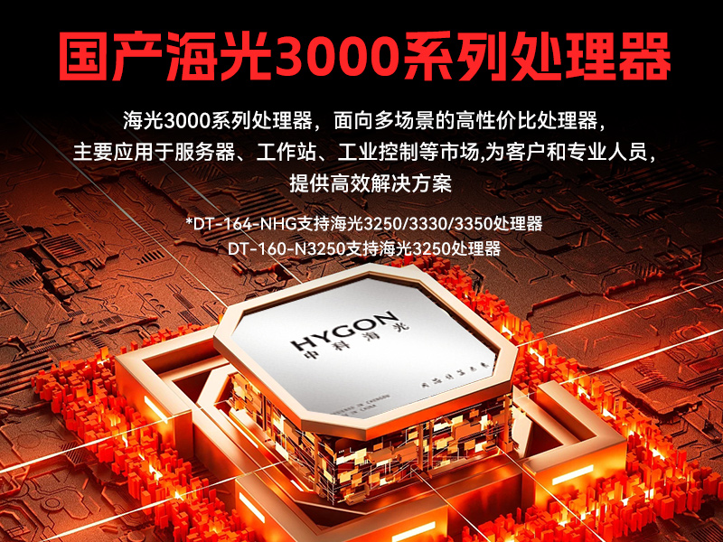 國(guó)產(chǎn)化海光3350工控機(jī),科研單位數(shù)據(jù)工控電腦,DT-164-NHG